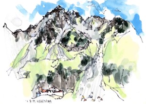 涸沢小屋 のコピー